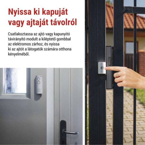 EMOS H1087, Vezeték nélküli otthoni audio kapucsengő készlet H1087, 1 résztvevő
