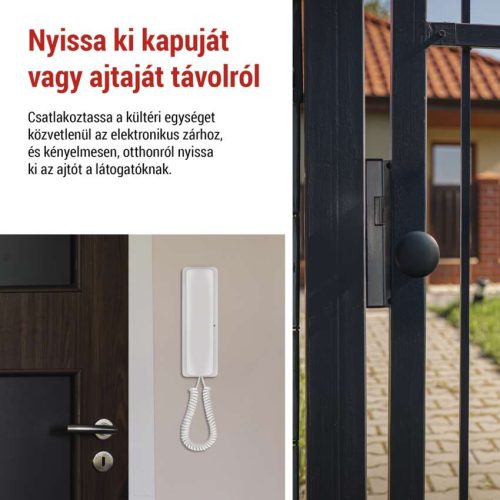 EMOS H1088, Vezeték nélküli otthoni audio kapucsengő készlet H1088, 1 résztvevő