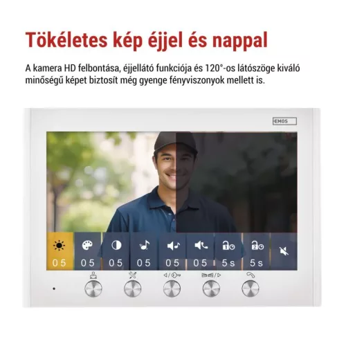 EMOS H2060, EM-04Z 2WIRE otthoni videó kaputelefon készlet