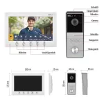 EMOS H2060, EM-04Z 2WIRE otthoni videó kaputelefon készlet