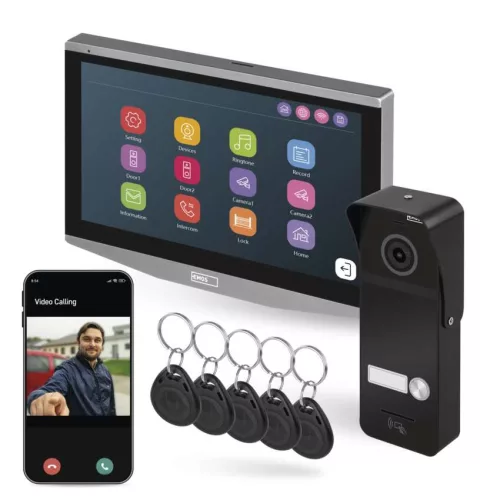 EMOS H4020, GoSmart Otthoni wifis video kaputelefon szett IP-750A
