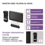 EMOS H4020, GoSmart Otthoni wifis video kaputelefon szett IP-750A