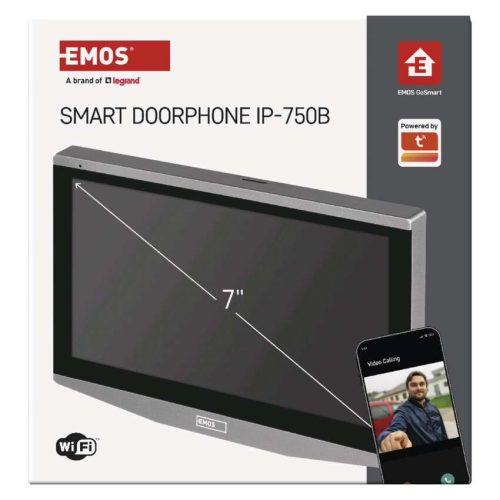 EMOS H4021, GoSmart Kiegészítő monitor IP-750B otthoni video kaputelefonhoz IP-750A 