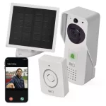 EMOS H4030, GoSmart Vezeték nélküli akkumulátoros video kaputelefon IP-09D wifivel és napelemmel