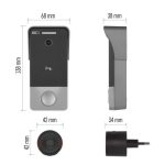 EMOS H4033, GoSmart videós ajtócsengő IP-20PoE