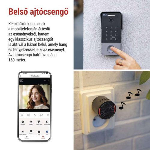 EMOS H4034, GoSmart videós ajtócsengő IP-21PoE