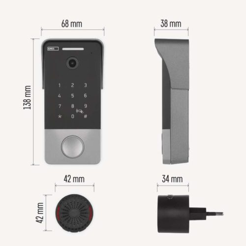 EMOS H4034, GoSmart videós ajtócsengő IP-21PoE