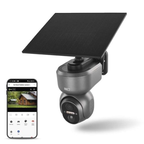 EMOS H4058, GoSmart 4G/LTE kültéri forgatható kamera IP-6000 OWL, szürke