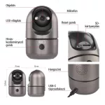 EMOS H4062, GoSmart Beltéri forgatható kamera IP‑220W wifivel