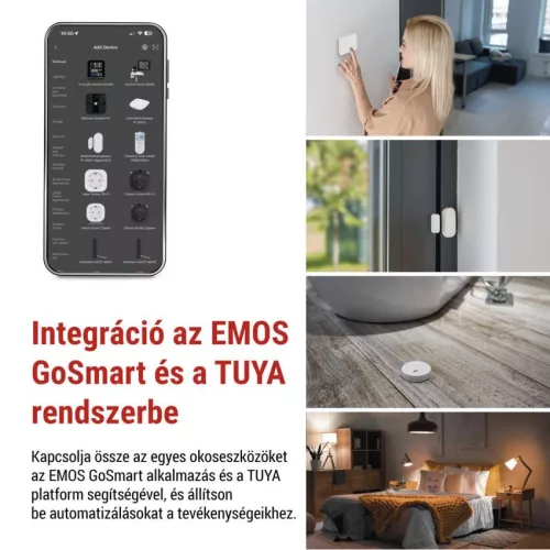 EMOS GoSmart IP-2000Z multifunkcionális ZigBee gateway Wi-Fi és Bluetooth kapcsolattal, H5002