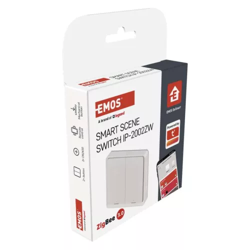 EMOS GoSmart H5012 2 gombos ZigBee 3.0 okos jelenetkapcsoló, IP-2002ZW