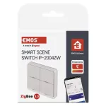 EMOS GoSmart H5013 4 gombos ZigBee okos jelenetkapcsoló IP-2004ZW, fehér
