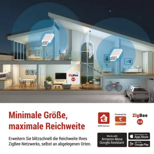 EMOS GoSmart H5022 ZigBee jelismétlő IP-2213Z átjáróhoz