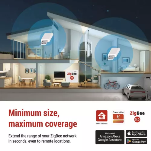 EMOS GoSmart H5022 ZigBee jelismétlő IP-2213Z átjáróhoz