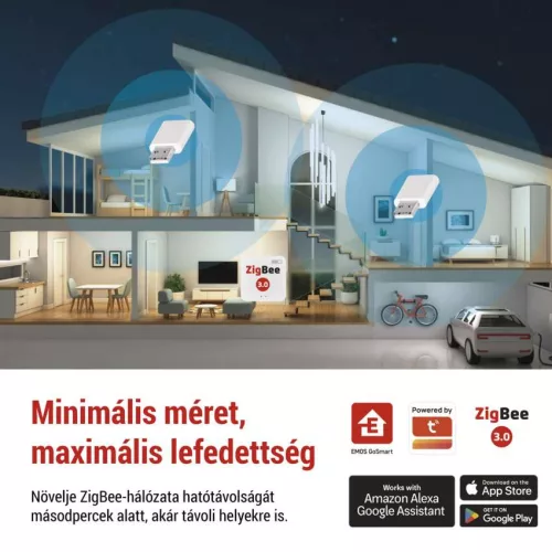 EMOS GoSmart H5022 ZigBee jelismétlő IP-2213Z átjáróhoz