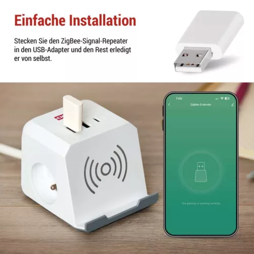 EMOS GoSmart H5022 ZigBee jelismétlő IP-2213Z átjáróhoz