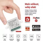EMOS GoSmart H5104 ZigBee 2 csatornás kapcsolómodul N vezeték nélkül