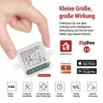 EMOS GoSmart H5104 ZigBee 2 csatornás kapcsolómodul N vezeték nélkül