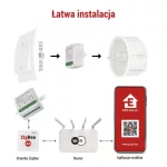 EMOS GoSmart H5109 ZigBee 1 csatornás motoros modul