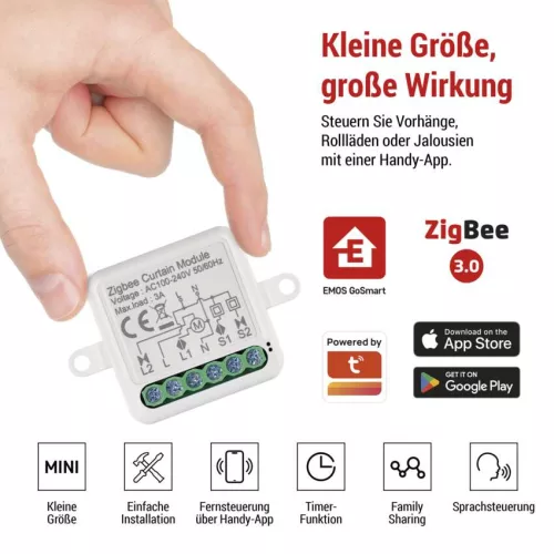 EMOS GoSmart H5109 ZigBee 1 csatornás motoros modul