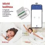 EMOS GoSmart H5110 2 csatornás ZigBee motoros modul