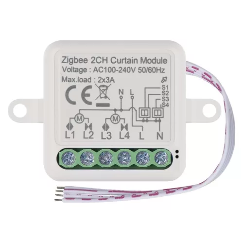 EMOS GoSmart H5110 2 csatornás ZigBee motoros modul
