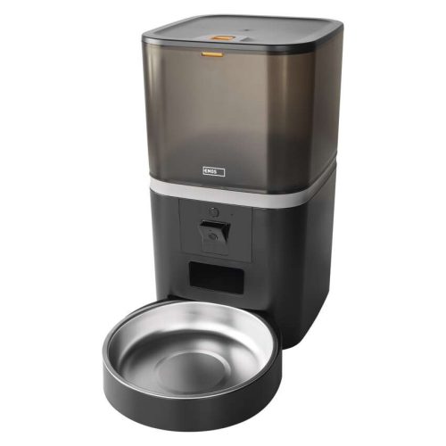 EMOS H6006, GoSmart állateledel adagoló kamerával Pet Care, 6 l, fekete, Wi-Fi