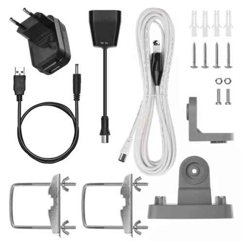 EMOS J0804, Univerzális antenna VILLAGE FLIPP–V200, DVB-T2, DAB, LTE/4G/5G szűrő