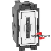   Bticino Living Now egypólusú kapcsoló 10 AX, 250V, 1 modul, rugós, Bticino K4001A