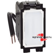   Bticino Living Now keresztkapcsoló kék fényjelzéssel 10AX, 1 modul, 250V, rugós, Bticino K4004LB