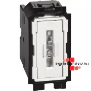   Bticino Living Now egypólusú nyomó 10 AX, 1 modul, 250V, rugós, Bticino K4005A