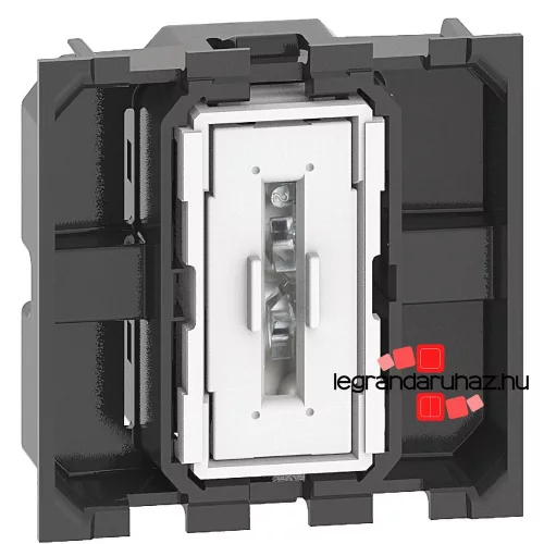 Bticino Living Now egypólusú nyomó 10 AX, 2 modul, 250V, rugós, Bticino K4005M2A
