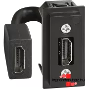   Bticino Living Now elővezetékezett HDMI aljzat, 1 modul, Bticino K4284P