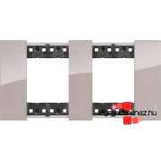   Bticino Living Now 2x2 modulos keret, aura, Bticino KA4802M2DM