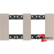  Bticino Living Now 2x2 modulos keret, optic, Bticino KA4802M2MM
