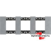   Bticino Living Now 3x2 modulos keret, moon, Bticino KA4802M3NW