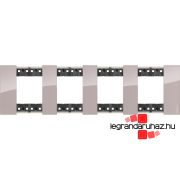   Bticino Living Now 4x2 modulos keret, aura, Bticino KA4802M4DM