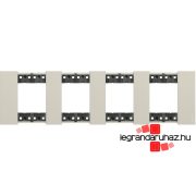   Bticino Living Now 4x2 modulos keret, homok, Bticino KA4802M4KM