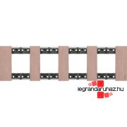   Bticino Living Now 4x2 modulos keret, cooper, Bticino KA4802M4ZM