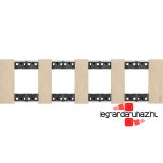   Bticino Living Now 4x2 modulos keret, gold, Bticino KA4802M4ZW