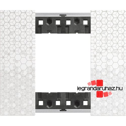 Bticino Living Now 2 modulos keret, pixel, Bticino KA4802MW