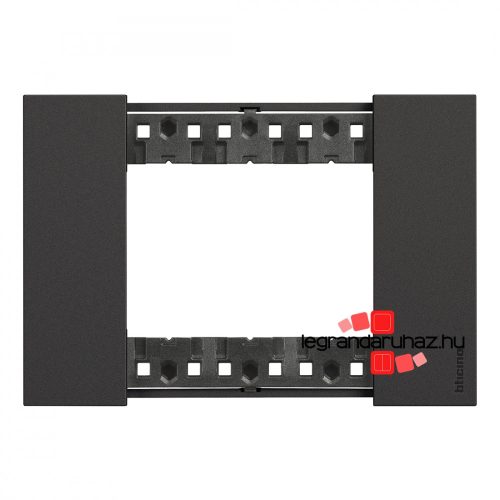 Bticino Living Now 3 modulos keret, fekete, Bticino KA4803KG