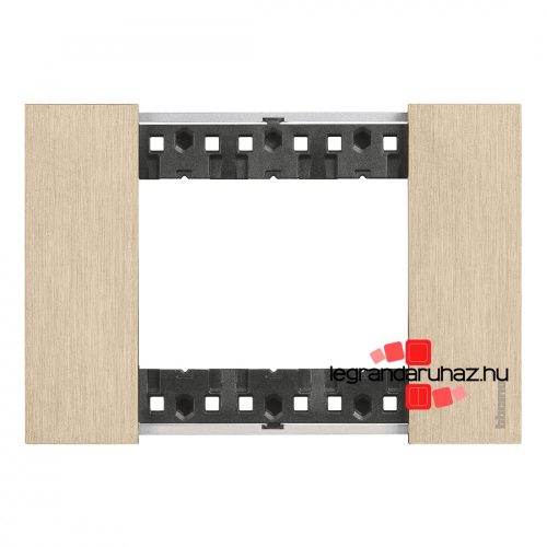 Bticino Living Now 3 modulos keret, gold, Bticino KA4803ZW