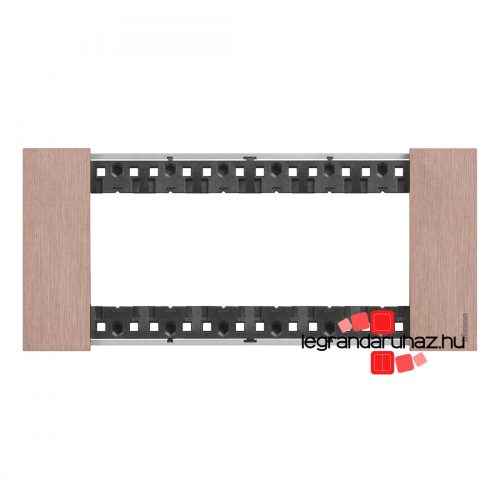 Bticino Living Now 6 modulos keret, cooper, Bticino KA4806ZM