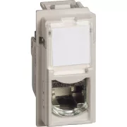  Bticino Living Now 1xRJ45 Cat.6 STP csatlakozóaljzat 1 modul, homok, KM4279C6S