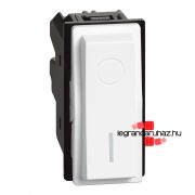   Bticino Living Now kétpólusú kapcsoló 16 AX, fényjelzéssel, 250V, 1 modul, csavaros, fehér, Bticino KW4002