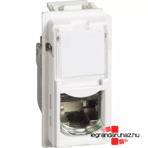 Bticino Living Now 1xRJ45 Cat.5e UTP csatlakozóaljzat 1 modul, fehér, KW4279C5E