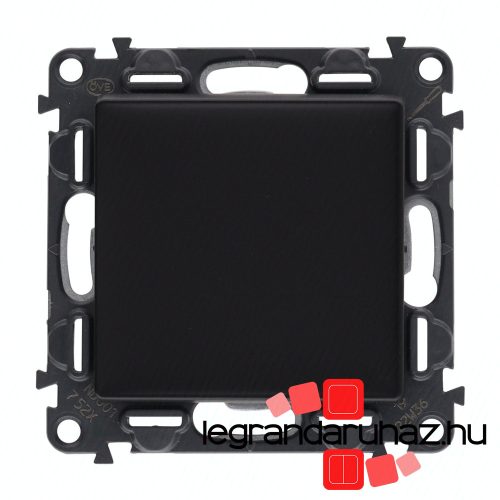 Legrand Valena Life váltókapcsoló 10 AX fekete, LB752006