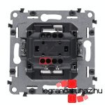 Legrand Valena Life váltókapcsoló jelzőfénnyel 10 AX fekete, LB752006J