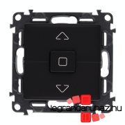 Legrand Valena Life redőnynyomó fekete, LB752030